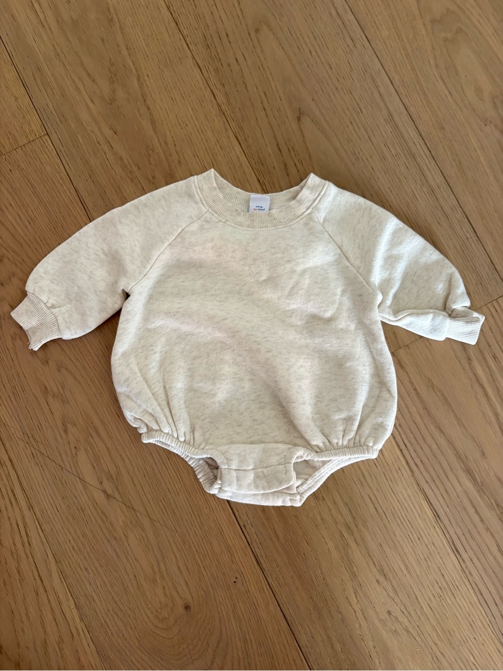 Old Navy sweatshirt bodysuit - size 0-3 months